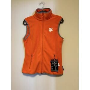 Columbia Auburn Tigers NCAA Orange Vest Polartec NWT